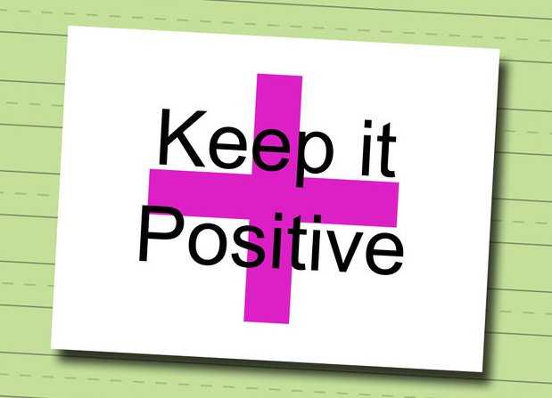 keep your profile positive