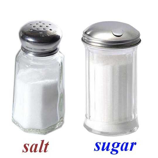 sugar vs salt
